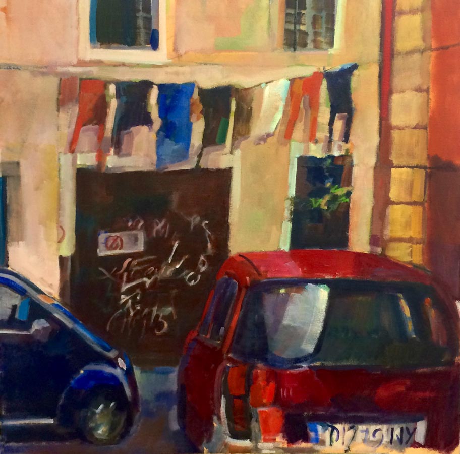 Traffic, Rome by Molly Preston
